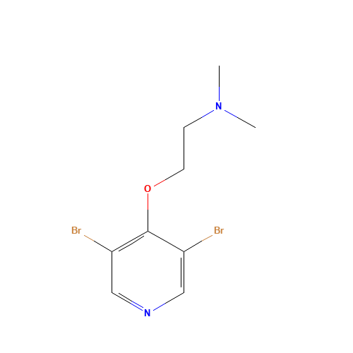 2-(3,5-dibromopyridin-4-yl)oxy-N,N-dimethylethanamine (CAS: 1357094-94-0) - Related Chemical Product