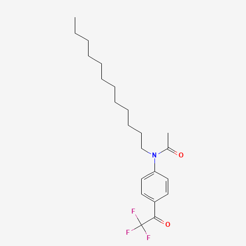 N-dodecyl-N-[4-(2,2,2-trifluoroacetyl)phenyl]acetamide (CAS: 129476-45-5) - Related Chemical Product
