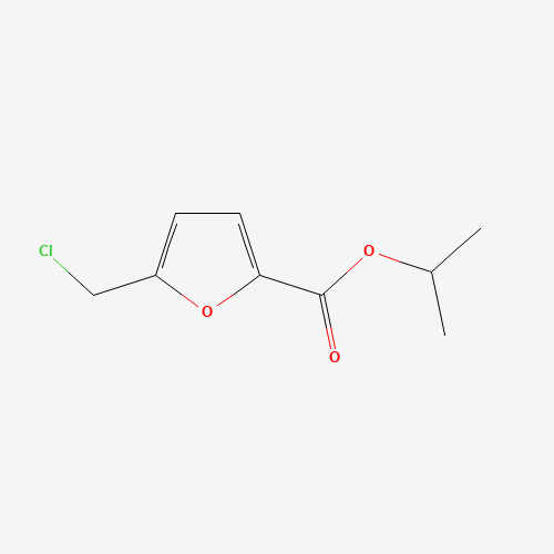 propan-2-yl 5-(chloromethyl)furan-2-carboxylate (CAS: 90416-47-0) - Chemical Structure and Molecular Formula 