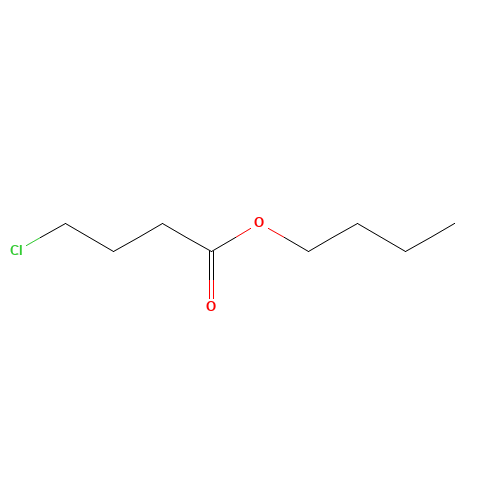butyl 4-chlorobutanoate (CAS: 3153-33-1) - Chemical Structure and Molecular Formula 