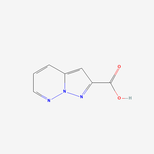 pyrazolo[1,5-b]pyridazine-2-carboxylic acid (CAS: 53902-75-3) - Chemical Structure and Molecular Formula 