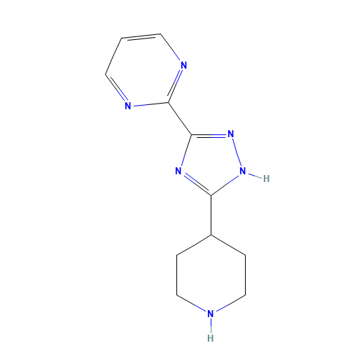 2-(5-piperidin-4-yl-1H-1,2,4-triazol-3-yl)pyrimidine (CAS: 893424-21-0) - Related Chemical Product