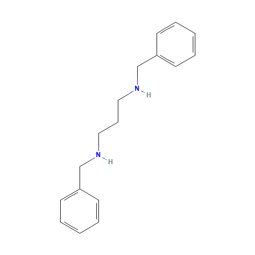 N,N'-dibenzylpropane-1,3-diamine (CAS: 10239-34-6) - Chemical Structure and Molecular Formula 