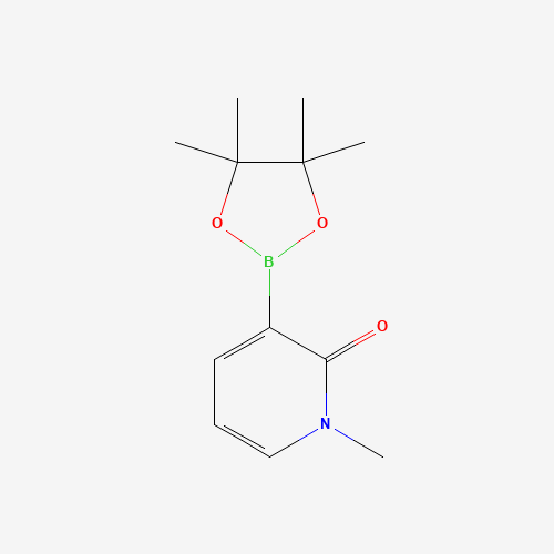 1-methyl-3-(4,4,5,5-tetramethyl-1,3,2-dioxaborolan-2-yl)pyridin-2-one (CAS: 1314140-36-7) - Chemical Structure and Molecular Formula 