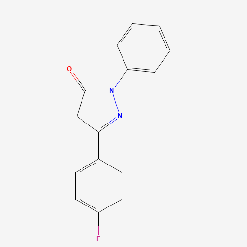 5-(4-fluorophenyl)-2-phenyl-4H-pyrazol-3-one (CAS: 575455-54-8) - Related Chemical Product