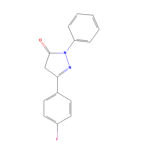 5-(4-fluorophenyl)-2-phenyl-4H-pyrazol-3-one (CAS: 575455-54-8) - Related Chemical Product