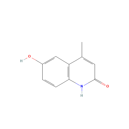 6-hydroxy-4-methyl-1H-quinolin-2-one (CAS: 34982-01-9) - Chemical Structure and Molecular Formula 
