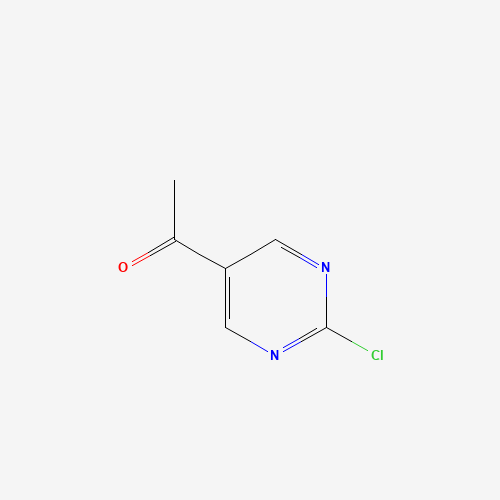 1-(2-chloropyrimidin-5-yl)ethanone (CAS: 110100-00-0) - Chemical Structure and Molecular Formula 