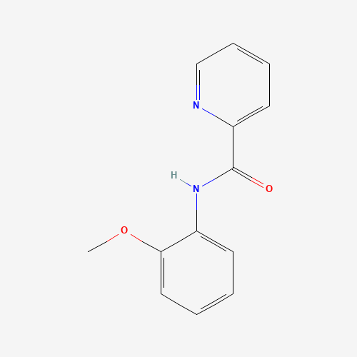 N-(2-methoxyphenyl)pyridine-2-carboxamide (CAS: 85344-72-5) - Chemical Structure and Molecular Formula 