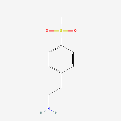 2-(4-methylsulfonylphenyl)ethanamine (CAS: 153402-45-0) - Chemical Structure and Molecular Formula 