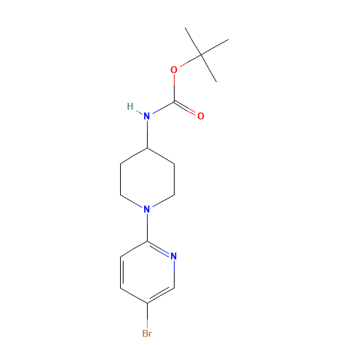 tert-butyl N-[1-(5-bromopyridin-2-yl)piperidin-4-yl]carbamate (CAS: 1042917-47-4) - Related Chemical Product