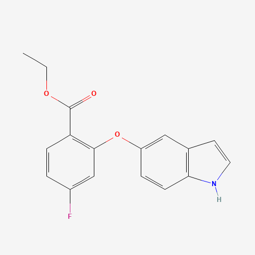 ethyl 4-fluoro-2-(1H-indol-5-yloxy)benzoate (CAS: 1228781-00-7) - Related Chemical Product