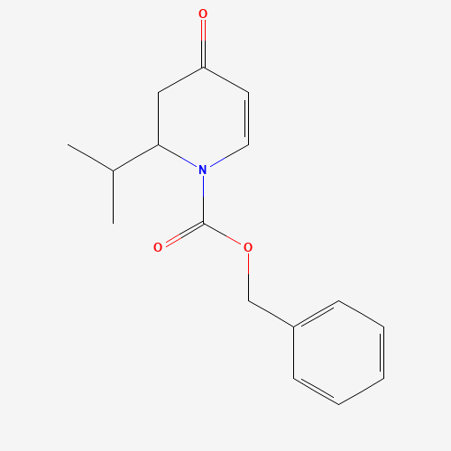 benzyl 4-oxo-2-propan-2-yl-2,3-dihydropyridine-1-carboxylate (CAS: 248919-73-5) - Chemical Structure and Molecular Formula 