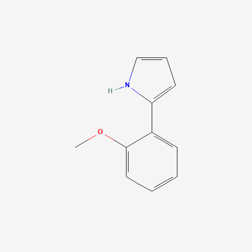 2-(2-methoxyphenyl)-1H-pyrrole (CAS: 69640-32-0) - Chemical Structure and Molecular Formula 