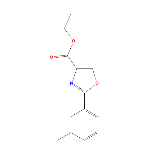 ethyl 2-(3-methylphenyl)-1,3-oxazole-4-carboxylate (CAS: 885273-19-8) - Related Chemical Product