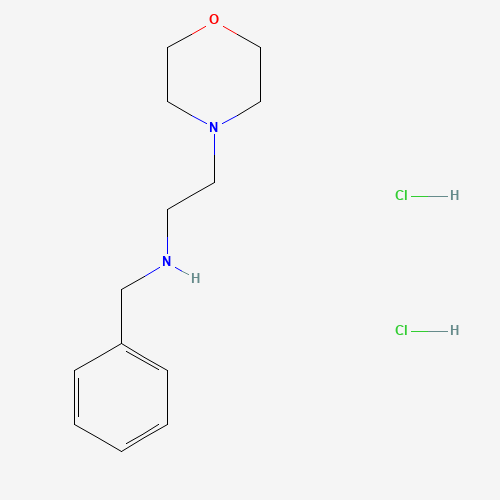 N-benzyl-2-morpholin-4-ylethanamine;dihydrochloride (CAS: 87639-87-0) - Chemical Structure and Molecular Formula 