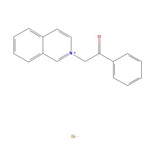 2-isoquinolin-2-ium-2-yl-1-phenylethanone;bromide (CAS: 25131-60-6) - Related Chemical Product