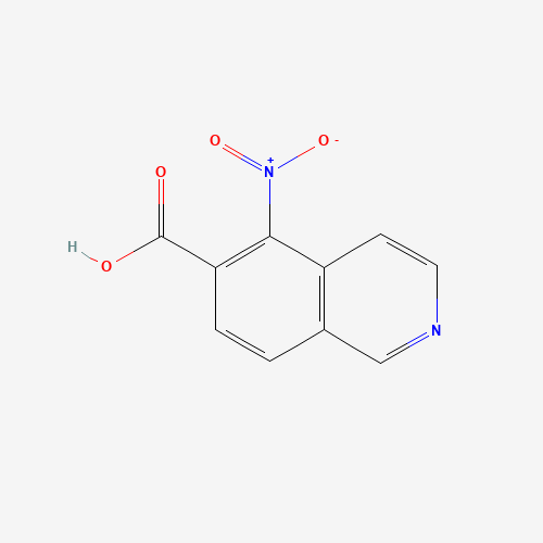 5-nitroisoquinoline-6-carboxylic acid (CAS: 1146298-63-6) - Chemical Structure and Molecular Formula 