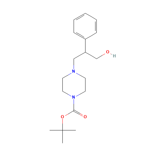 tert-butyl 4-(3-hydroxy-2-phenylpropyl)piperazine-1-carboxylate (CAS: 189298-13-3) - Related Chemical Product