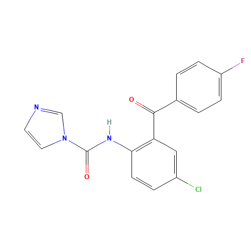N-[4-chloro-2-(4-fluorobenzoyl)phenyl]imidazole-1-carboxamide (CAS: 910484-12-7) - Related Chemical Product