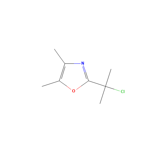 2-(2-chloropropan-2-yl)-4,5-dimethyl-1,3-oxazole (CAS: 1092352-16-3) - Related Chemical Product