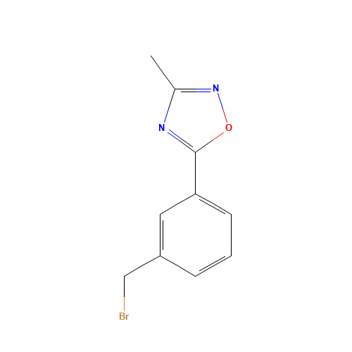 5-[3-(bromomethyl)phenyl]-3-methyl-1,2,4-oxadiazole (CAS: 926921-57-5) - Related Chemical Product