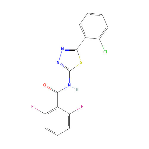 N-[5-(2-chlorophenyl)-1,3,4-thiadiazol-2-yl]-2,6-difluorobenzamide (CAS: 6179-32-4) - Related Chemical Product