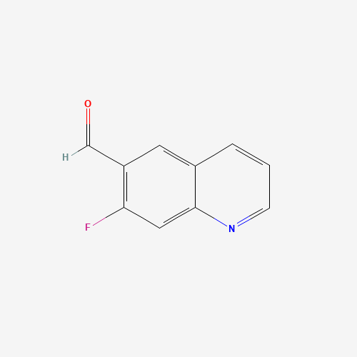 7-fluoroquinoline-6-carbaldehyde (CAS: 1185768-18-6) - Chemical Structure and Molecular Formula 