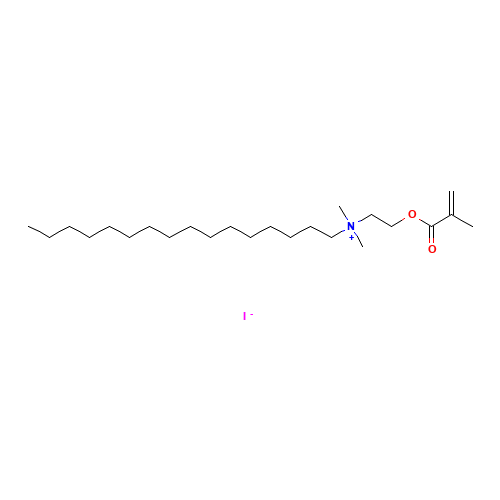 hexadecyl-dimethyl-[2-(2-methylprop-2-enoyloxy)ethyl]azanium;iodide (CAS: 63148-26-5) - Related Chemical Product