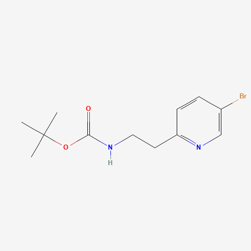tert-butyl N-[2-(5-bromopyridin-2-yl)ethyl]carbamate (CAS: 691872-16-9) - Related Chemical Product