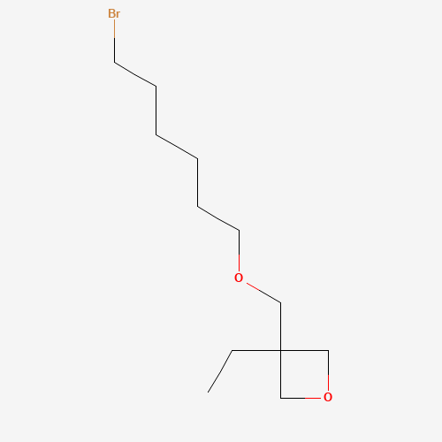 3-(6-bromohexoxymethyl)-3-ethyloxetane (CAS: 355805-32-2) - Chemical Structure and Molecular Formula 