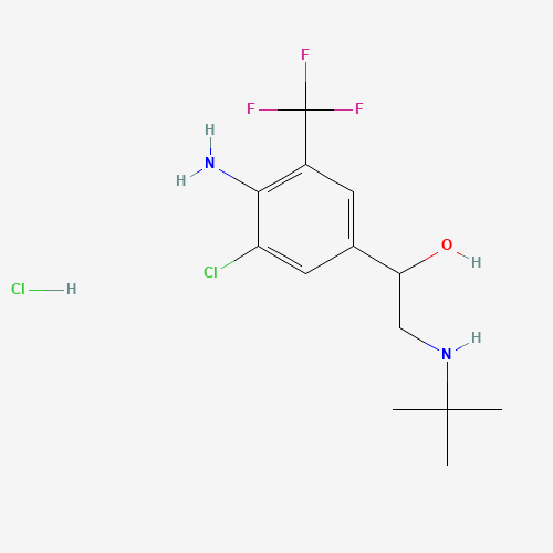 1-[4-amino-3-chloro-5-(trifluoromethyl)phenyl]-2-(tert-butylamino)ethanol;hydrochloride (CAS: 54240-36-7) - Related Chemical Product