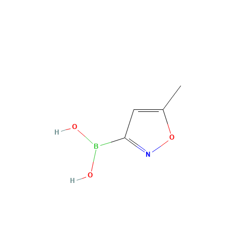 (5-methyl-1,2-oxazol-3-yl)boronic acid (CAS: 1373229-27-6) - Chemical Structure and Molecular Formula 
