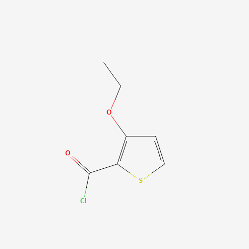 3-ethoxythiophene-2-carbonyl chloride (CAS: 139926-24-2) - Chemical Structure and Molecular Formula 