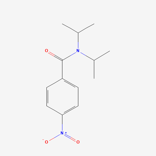 4-nitro-N,N-di(propan-2-yl)benzamide (CAS: 79606-48-7) - Chemical Structure and Molecular Formula 