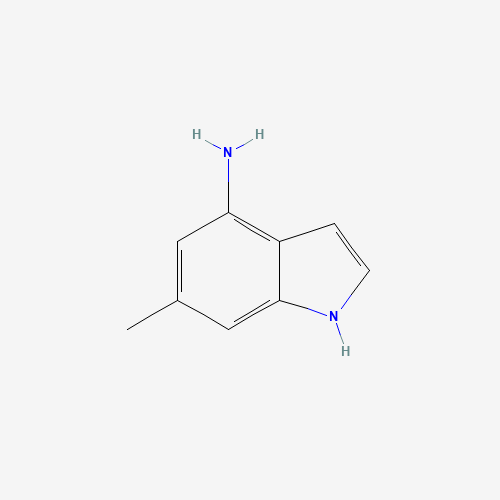6-methyl-1H-indol-4-amine (CAS: 885520-81-0) - Chemical Structure and Molecular Formula 
