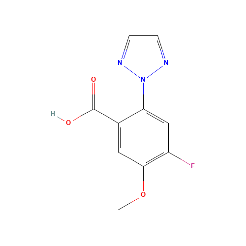 4-fluoro-5-methoxy-2-(triazol-2-yl)benzoic acid (CAS: 1435479-63-2) - Related Chemical Product