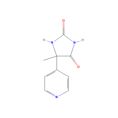 5-methyl-5-pyridin-4-ylimidazolidine-2,4-dione (CAS: 6294-54-8) - Related Chemical Product