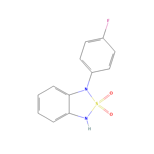 3-(4-fluorophenyl)-1H-2$l^{6},1,3-benzothiadiazole 2,2-dioxide (CAS: 1033224-62-2) - Related Chemical Product