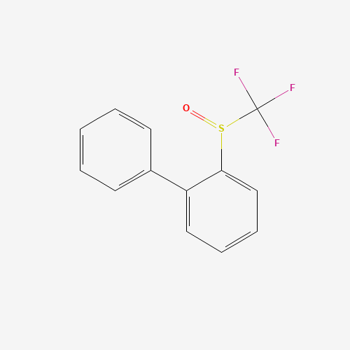 1-phenyl-2-(trifluoromethylsulfinyl)benzene (CAS: 129922-49-2) - Chemical Structure and Molecular Formula 