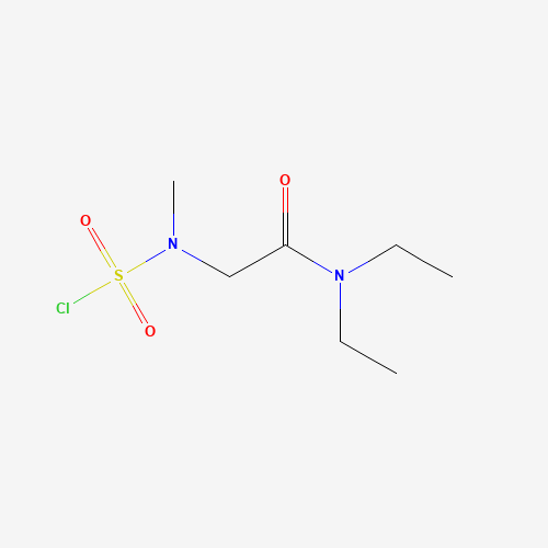 N-[2-(diethylamino)-2-oxoethyl]-N-methylsulfamoyl chloride (CAS: 926189-86-8) - Chemical Structure and Molecular Formula 
