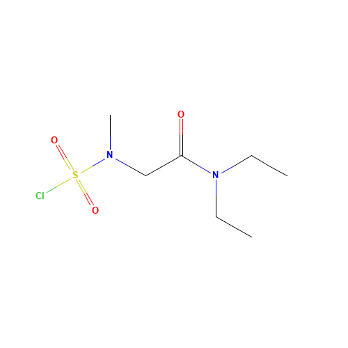 N-[2-(diethylamino)-2-oxoethyl]-N-methylsulfamoyl chloride (CAS: 926189-86-8) - Chemical Structure and Molecular Formula 