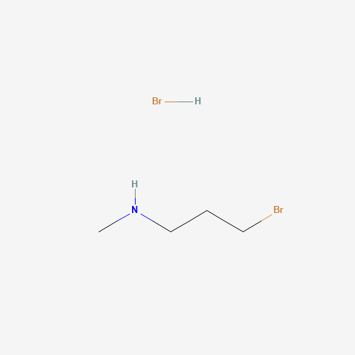 3-bromo-N-methylpropan-1-amine;hydrobromide (CAS: 60035-88-3) - Chemical Structure and Molecular Formula 