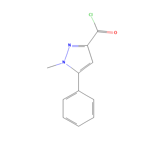 1-methyl-5-phenylpyrazole-3-carbonyl chloride (CAS: 859850-98-9) - Related Chemical Product