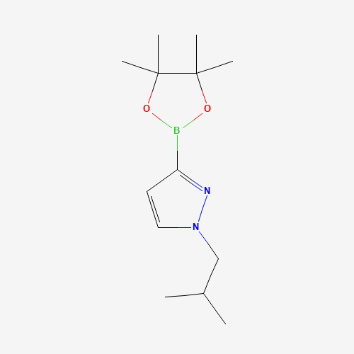 1-(2-methylpropyl)-3-(4,4,5,5-tetramethyl-1,3,2-dioxaborolan-2-yl)pyrazole (CAS: 1036757-43-3) - Related Chemical Product