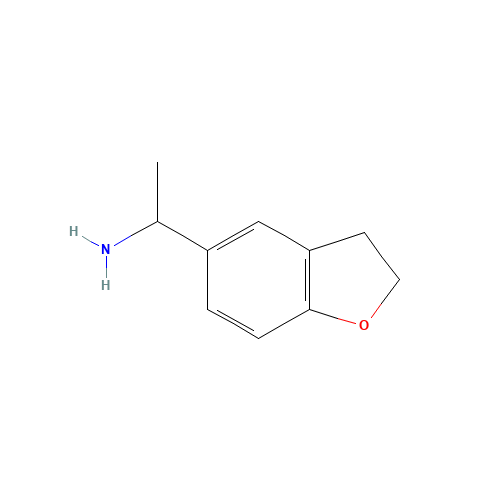 1-(2,3-dihydro-1-benzofuran-5-yl)ethanamine (CAS: 122416-42-6) - Chemical Structure and Molecular Formula 