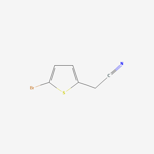 2-(5-bromothiophen-2-yl)acetonitrile (CAS: 71637-37-1) - Chemical Structure and Molecular Formula 