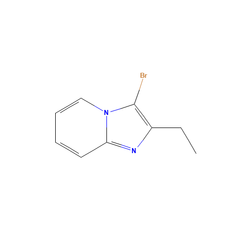 3-bromo-2-ethylimidazo[1,2-a]pyridine (CAS: 301221-51-2) - Related Chemical Product