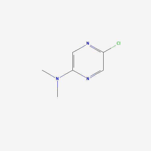 5-chloro-N,N-dimethylpyrazin-2-amine (CAS: 136309-13-2) - Chemical Structure and Molecular Formula 