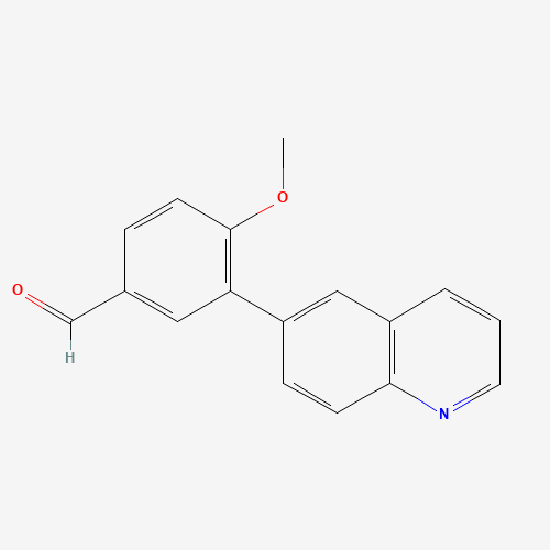 4-methoxy-3-quinolin-6-ylbenzaldehyde (CAS: 1181592-47-1) - Related Chemical Product